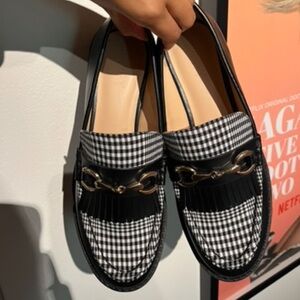 Houndstooth loafers LOFT